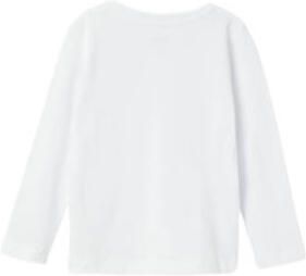 Name it MINI longsleeve NMMVOBBO wit Jongens Katoen Ronde hals Effen 104 - Foto 2