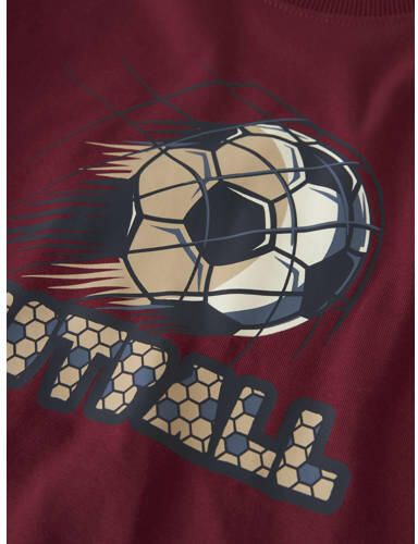 NAME IT MINI longsleeve rood Jongens Stretchkatoen Ronde hals Printopdruk - Foto 2