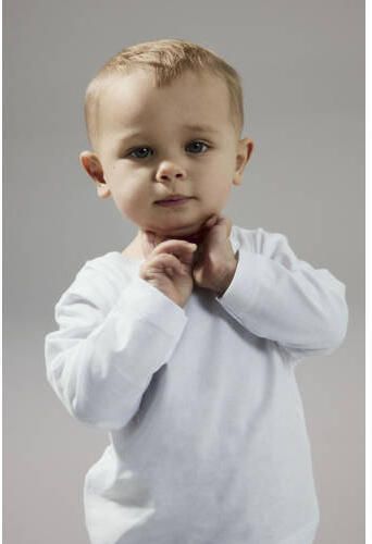 NAME IT MINI longsleeve wit Jongens Katoen Ronde hals Effen - Foto 5
