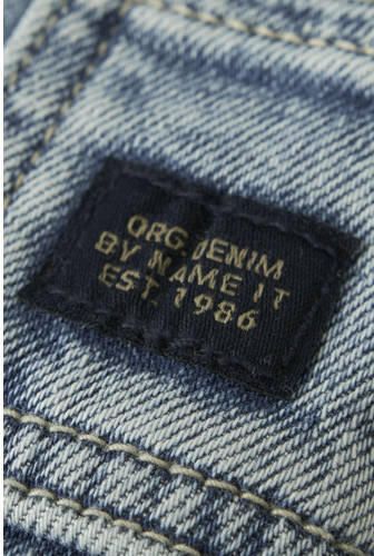 NAME IT MINI loose fit jeans Light Blue Denim Blauw Jongens Katoen Effen - Foto 2
