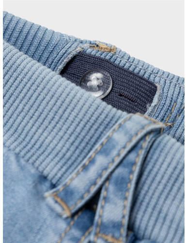 Name it MINI loose fit jeans NMMBEN medium blue denim Blauw Effen 104