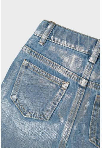 Name it MINI mom jeans NMFBELLA medium blue denim Effen 110