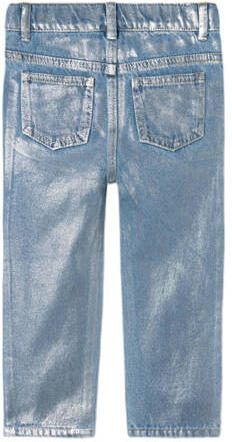 Name it MINI mom jeans NMFBELLA medium blue denim Effen 110 - Foto 3