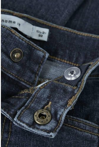 NAME IT MINI NMFPOLLY bootcut jeans donkerblauw Meisjes Stretchdenim - Foto 2