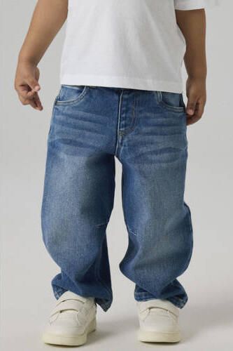 NAME IT MINI NMMBEN barrel jeans middelblauw Jongens Denim Effen