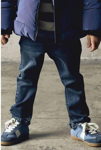 NAME IT MINI NMMRYAN slim fit jeans donkerblauw Jongens Katoen Effen - Foto 3