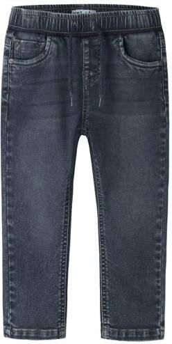 NAME IT MINI NMMRYAN slim fit jeans donkerblauw Jongens Katoen Effen