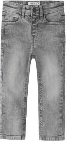 NAME IT MINI NMMSILAS slim fit jeans grijs Jongens Denim Effen