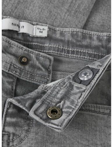 NAME IT MINI NMMSILAS slim fit jeans grijs Jongens Denim Effen - Foto 2