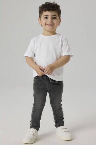 NAME IT MINI NMMTHEO slim fit jeans grey denim Grijs Jongens Stretchdenim - Foto 3