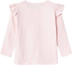 Name it MINI Paw Patrol longsleeve NMFJUTTE met printopdruk en ruches zachtroze Meisjes Stretchkatoen Ronde hals 122 128 - Foto 2