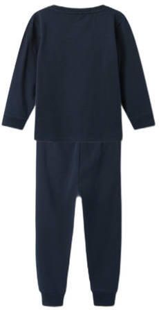 Name it MINI Paw Patrol pyjama met printopdruk donkerblauw Jongens Stretchkatoen Ronde hals 110 116 - Foto 3