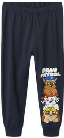 Name it MINI Paw Patrol pyjama met printopdruk donkerblauw Jongens Stretchkatoen Ronde hals 110 116 - Foto 2