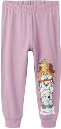 Name it MINI Paw Patrol pyjama met printopdruk lichtroze Meisjes Stretchkatoen Ronde hals 110 116 - Foto 2