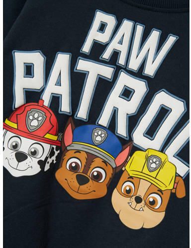 Name it MINI Paw Patrol sweater NMMJOKBA met printopdruk donkerblauw Printopdruk 122 128