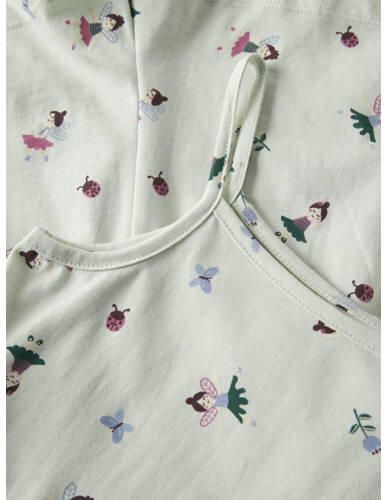 NAME IT MINI playsuit mintgroen Meisjes Katoen Ronde hals All over print - Foto 2