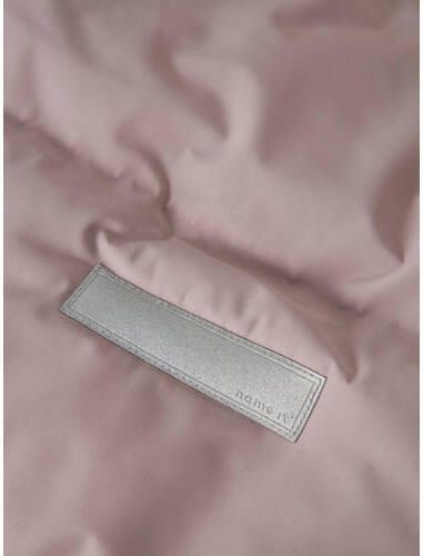 NAME IT MINI pufferjas lichtroze Polyester Capuchon Effen - Foto 3