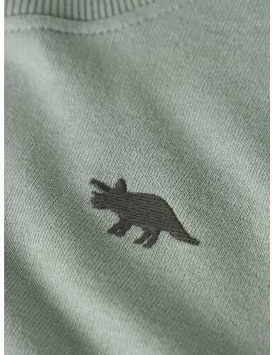 NAME IT MINI rechtvallend sweater met print groen Jongens Katoen Ronde hals - Foto 2
