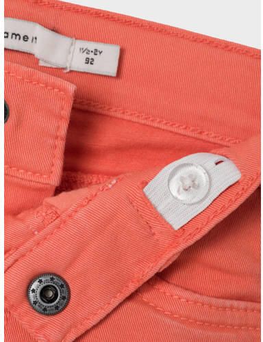 Name it MINI regular fit casual short NMMSILAS oranje Korte broek Jongens Stretchkatoen 110 - Foto 2