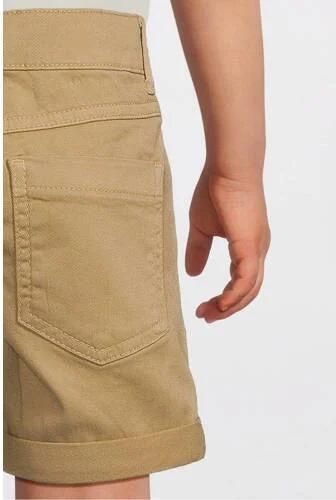 Name it MINI regular fit casual short NMMSILAS zand Korte broek Beige Jongens Stretchkatoen 104