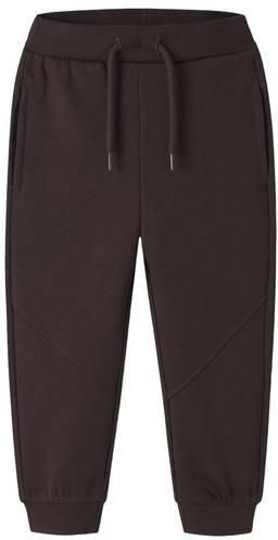 NAME IT MINI regular fit joggingbroek donkerbruin Jongens Sweat Effen