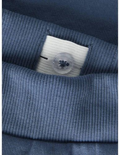 NAME IT MINI regular sweatshort indigo blauw Korte broek Jongens Katoen