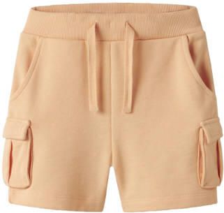 NAME IT MINI regular sweatshort licht oranje Korte broek Jongens Katoen