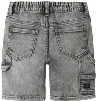 NAME IT MINI regular waist short grey denim Korte broek Grijs Effen - Foto 3