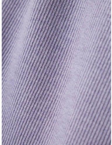 Name it MINI ribgebreid T-shirt NMFKAB lila Paars Meisjes Stretchkatoen Ronde hals 122 128 - Foto 2