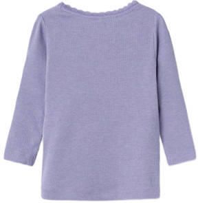 Name it MINI ribgebreide longsleeve NMFKAB lichtpaars Meisjes Stretchkatoen Ronde hals 104 - Foto 2