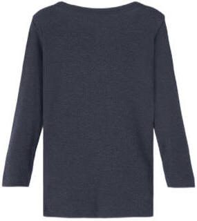 Name It Shirt met lange mouwen NMMKAB LS TOP NOOS in henley-stijl met korte knoopsluiting bij de halslijn