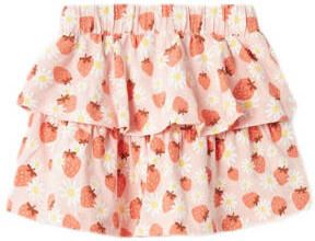 Name it MINI rok NMFDIA met all over print roze ecru Meisjes Katoen All over print 104