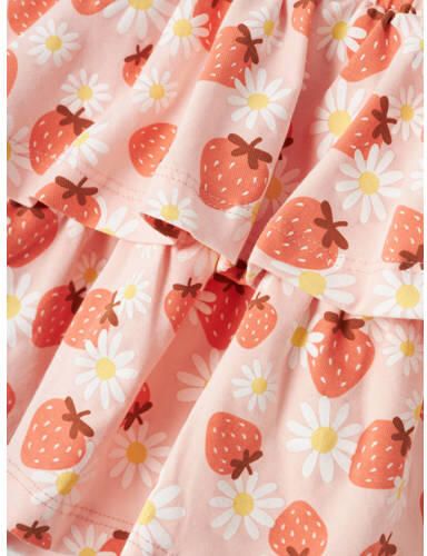 Name it MINI rok NMFDIA met all over print roze ecru Meisjes Katoen All over print 104 - Foto 2