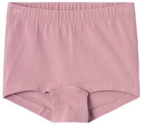 Name it MINI shorts set van 3 met bloemen roze ecru lichtroze Slip Meisjes Stretchkatoen 104