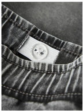 NAME IT MINI slim fit jeans grey denim Grijs Jongens Katoen Effen - Foto 3