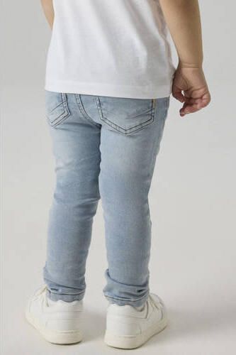 NAME IT MINI slim fit jeans light blue bleached Blauw Jongens Stretchdenim - Foto 2