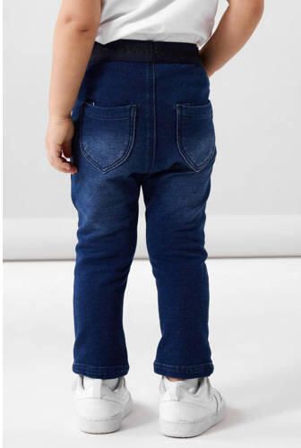 Name it MINI slim fit jeans NMFSALLI Blauw Meisjes Jog denim Effen 104 - Foto 3