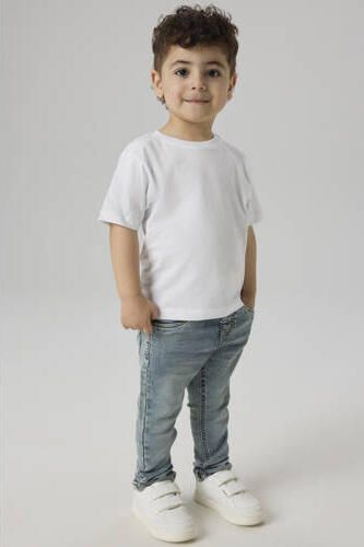 NAME IT MINI slim fit jeans NMMRYAN Medium blue denim Blauw Jongens Katoen
