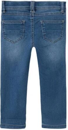 Name it MINI slim fit jeans NMMSILAS dark blue denim Blauw Jongens Jog denim 104 - Foto 6