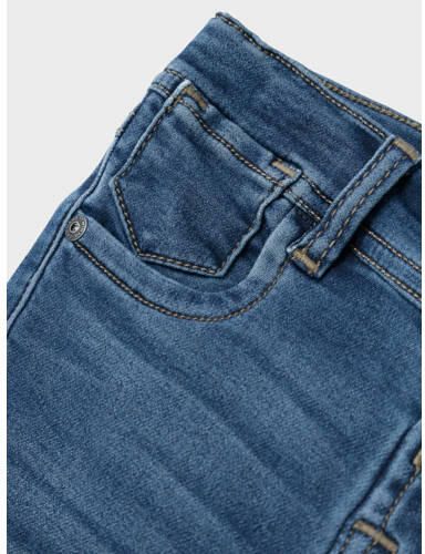 Name it MINI slim fit jeans NMMSILAS dark blue denim Blauw Jongens Jog denim 104
