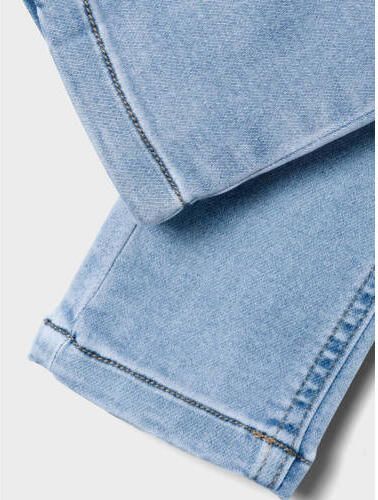 Name it MINI slim fit jeans NMMSILAS light blue denim Blauw Jongens Stretchdenim 116