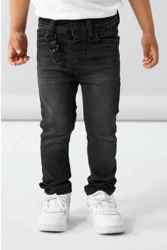 Name it MINI slim fit jeans NMMTHEO black denim Zwart Jongens Stretchdenim 104 - Foto 6