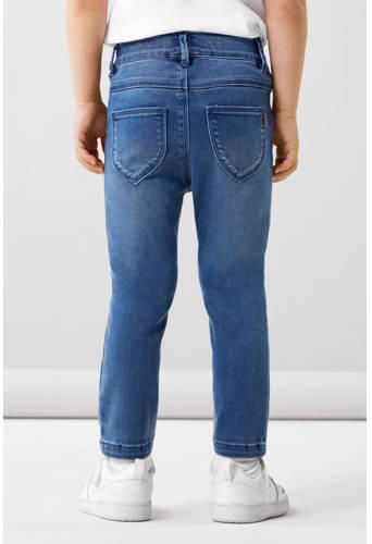 Name it MINI slim fit jegging NMFSALLI medium blue denim Jeans Blauw Meisjes Lyocell 104 - Foto 2