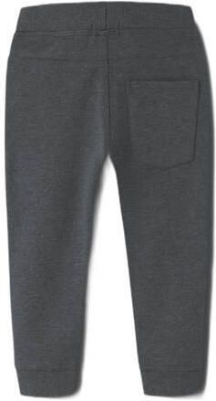 NAME IT MINI slim fit joggingbroek donkergrijs melange Jongens Katoen Effen - Foto 4