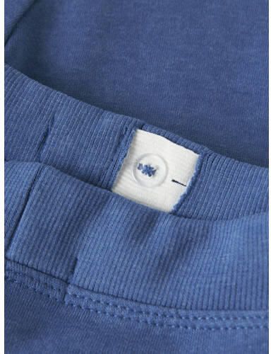 NAME IT MINI slim fit joggingbroek hardblauw Jongens Katoen Effen - Foto 2