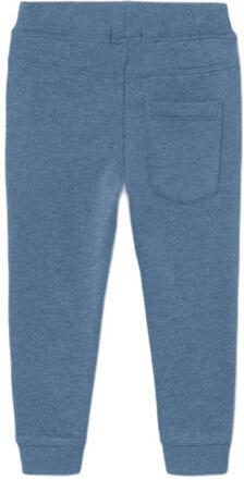 Name it MINI slim fit joggingbroek NMMVIMO helderblauw Jongens Sweat Effen 110
