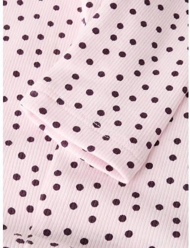 NAME IT MINI slim legging met stippen roze Meisjes Stretchkatoen Stip - Foto 2