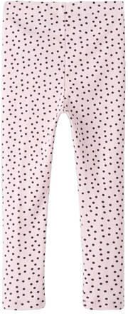 NAME IT MINI slim legging met stippen roze Meisjes Stretchkatoen Stip - Foto 3