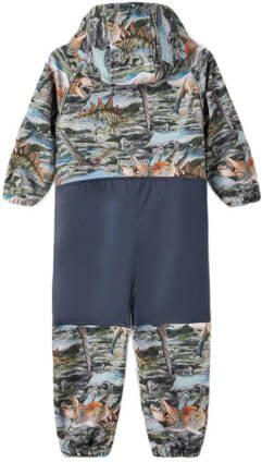 Name it MINI softshell buitenspeelpak NMMALFA08 multicolor Jas Groen All over print 104 - Foto 4