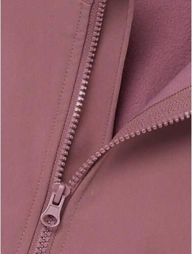 Name it MINI softshell buitenspeelpak NMNALFA oudroze Jas Jongens Polyester Capuchon 104